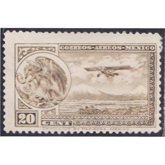 Mexico A- 13 1929/35 Aeroplano airplane sin goma Mexico A- 13 1929/35 Aeroplano airplane sin goma