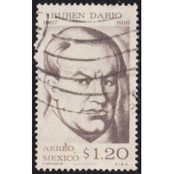 Mexico A- 264 1966 Poeta Rubén Darío usados Mexico A- 264 1966 Poeta Rubén Darío usados