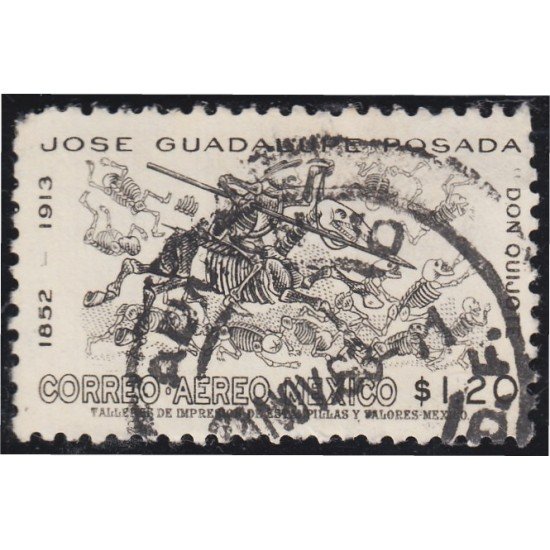 Mexico A- 241 1963 José Guadalupe Posada usados Mexico A- 241 1963 José Guadalupe Posada usados