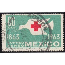 Mexico A- 240 1963 Centenario de la Cruz Roja Internacional usados Mexico A- 240 1963 Centenario de la Cruz Roja Internacional usados