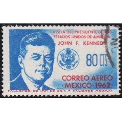Mexico A- 223 1962 John F. Kennedy usados Mexico A- 223 1962 John F. Kennedy usados