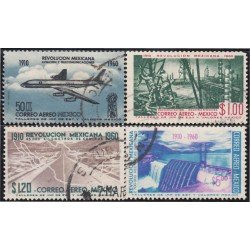 Mexico A- 214/17 1960 50 Años de la Revolución de 1910 usados Mexico A- 214/17 1960 50 Años de la Revolución de 1910 usados