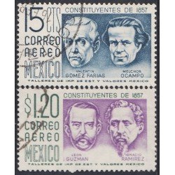 Mexico A- 197/98 1956 Valentín Gómez Melchor Ocampo Ignacio Ramirez León Guzmán usados Mexico A- 197/98 1956 Valentín Gómez Melchor Ocampo Ignacio Ramirez León Guzmán usados