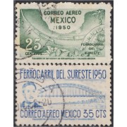 Mexico A- 178/79 1950 Ferrocarril de Sureste usados