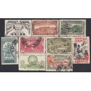 Mexico A- 125/32A 1944/47 Serie Antigua timbres de 1934/35 usados