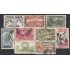 Mexico A- 125/32A 1944/47 Serie Antigua timbres de 1934/35 usados