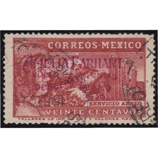 Mexico A- 68A 1934/35 Popocatepetl Caballero Águila usado Falso Mexico A- 68A 1934/35 Popocatepetl Caballero Águila usado Falso