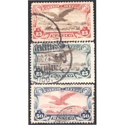 Mexico A- A 2/4 1927/28 Águila Pájaro Birdusados Mexico A- A 2/4 1927/28 Águila Pájaro Birdusados