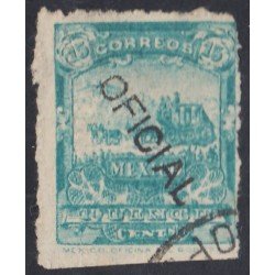 México Servicio Oficial 14aC 1895/98 Oficina de correos usados
