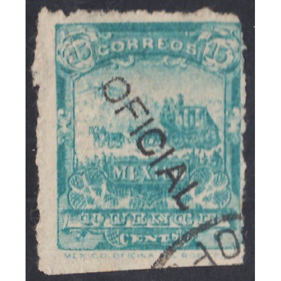 México Servicio Oficial 14aC 1895/98 Oficina de correos usados México Servicio Oficial 14aC 1895/98 Oficina de correos usados