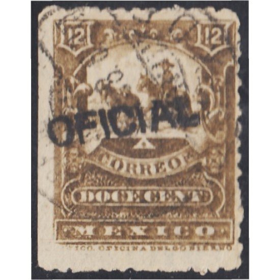 México Servicio Oficial 13aD 1895/98 Mensajero montado usados México Servicio Oficial 13aD 1895/98 Mensajero montado usados
