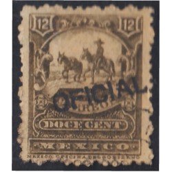 México Servicio Oficial 13aC 1895/98 Mensajero montado usados