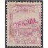 México Servicio Oficial 12B 1895/98 Oficina de correos usado