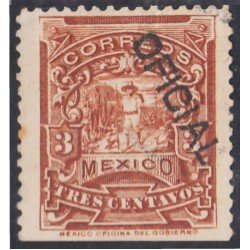 México Servicio Oficial 9aD 1895/98 Correo a pie usados