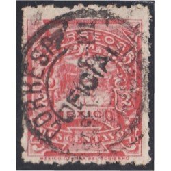 México Servicio Oficial 8A 1895/98 Correo a pie usados México Servicio Oficial 8A 1895/98 Correo a pie usados
