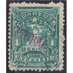 México Servicio Oficial 7B 1895/98 Correo a pie usados México Servicio Oficial 7B 1895/98 Correo a pie usados
