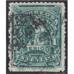 México Servicio Oficial 7A 1895/98 Correo a pie usados México Servicio Oficial 7A 1895/98 Correo a pie usados