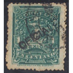 México Servicio Oficial 7aD 1895/98 Correo a pie usado México Servicio Oficial 7aD 1895/98 Correo a pie usado