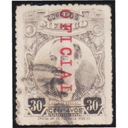 México Servicio Oficial 87 1916 Aquiles Serdán usados México Servicio Oficial 87 1916 Aquiles Serdán usados
