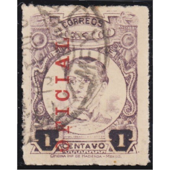México Servicio Oficial 80 1916 Ignacio Zaragoza usados México Servicio Oficial 80 1916 Ignacio Zaragoza usados