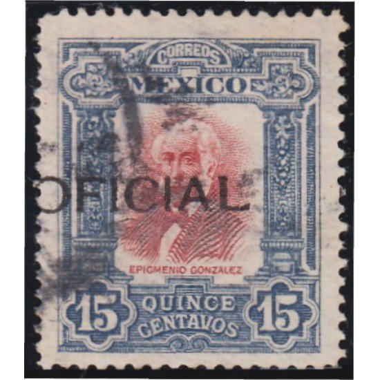 México Servicio Oficial 49 1911/17 Epigmenio González usados México Servicio Oficial 49 1911/17 Epigmenio González usados