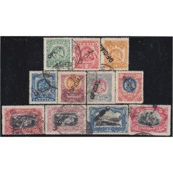 México Servicio Oficial 29 1900 Escudos Catedral Cascadas usados