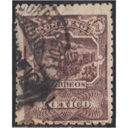 México Servicio Oficial 17aD 1895/98 Tren postal usados
