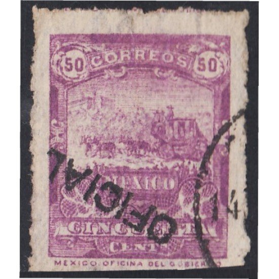 México Servicio Oficial 16aD 1895/98 Oficina de correos usados México Servicio Oficial 16aD 1895/98 Oficina de correos usados