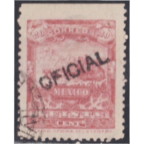 México Servicio Oficial 15A 1895/98 Oficina de correos usados México Servicio Oficial 15A 1895/98 Oficina de correos usados