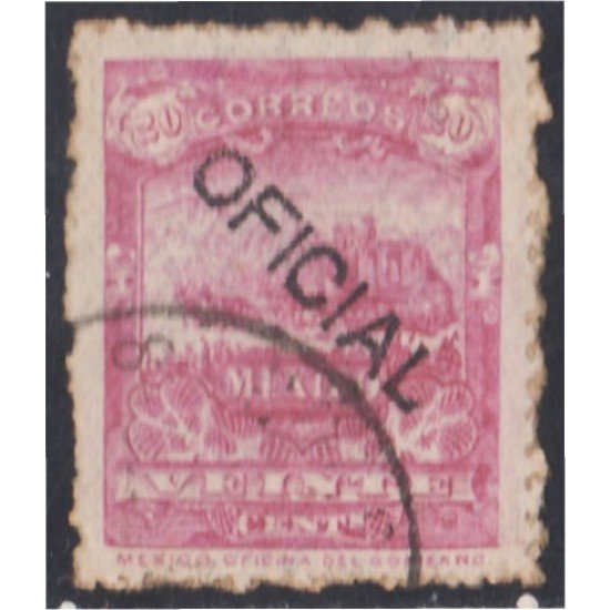 México Servicio Oficial 15aD 1895/98 Oficina de correos usados México Servicio Oficial 15aD 1895/98 Oficina de correos usados