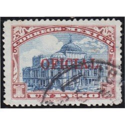 México Servicio Oficial 125a 1925/31 Teatro Nacional usados