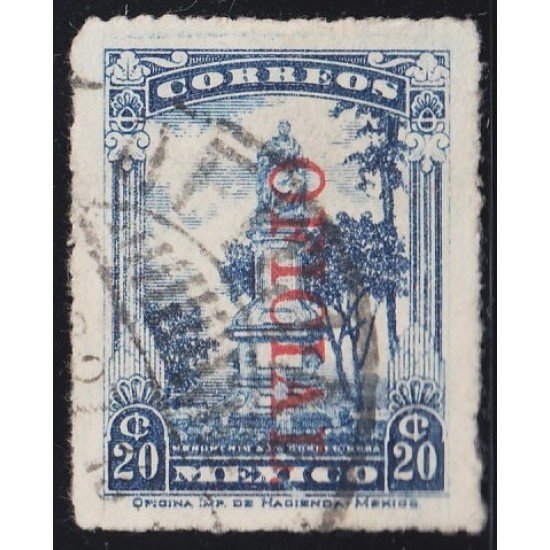 México Servicio Oficial 120a 1925/31 Monumento Josefa Ortíz usados México Servicio Oficial 120a 1925/31 Monumento Josefa Ortíz usados