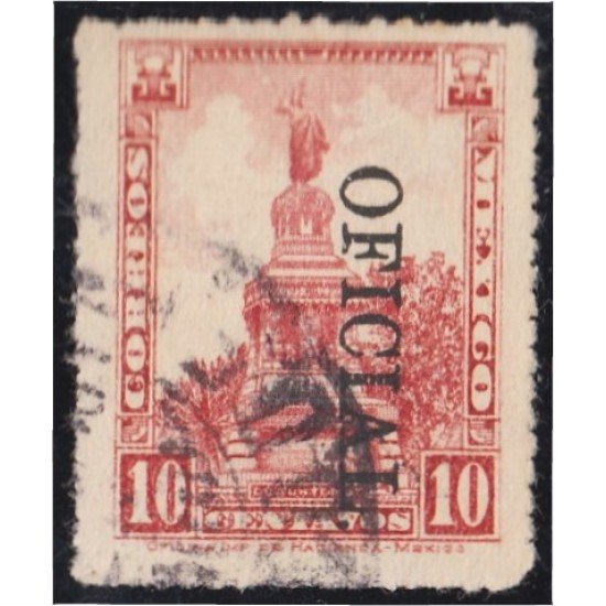 México Servicio Oficial 119a 1925/31 Monumento de Cuauhtemoc usados México Servicio Oficial 119a 1925/31 Monumento de Cuauhtemoc usados