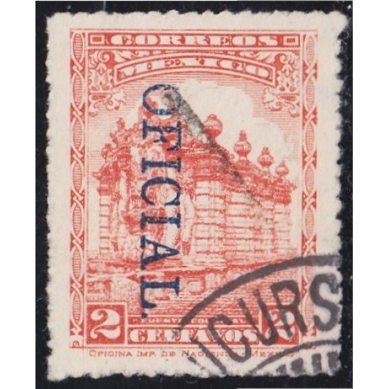 México Servicio Oficial 114a 1925/31 Fuente y Acueducto usados México Servicio Oficial 114a 1925/31 Fuente y Acueducto usados