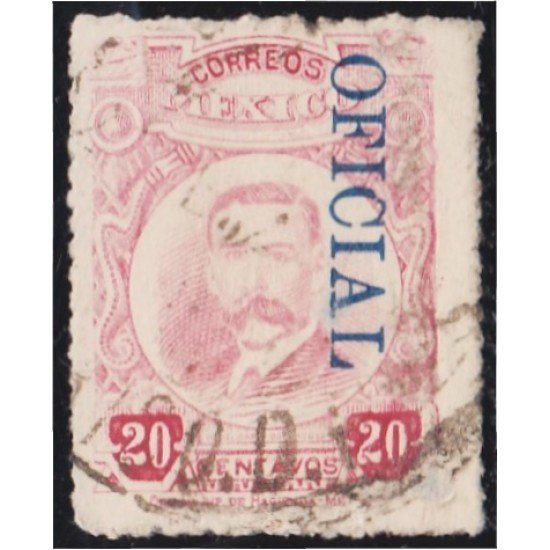 México Servicio Oficial 105a 1920/23 Belisario Dominguez usados México Servicio Oficial 105a 1920/23 Belisario Dominguez usados