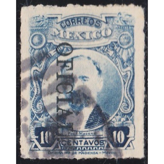 México Servicio Oficial 104a 1920/23 Francisco Madero usados México Servicio Oficial 104a 1920/23 Francisco Madero usados