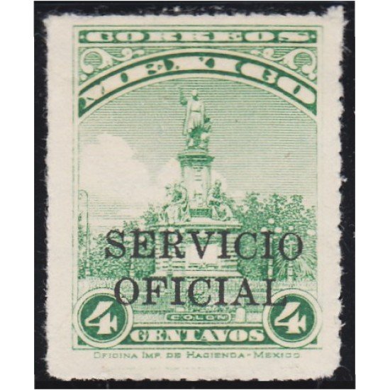 México Servicio Oficial 133 1932/34 Monumento de Cristóbal Colón MNH México Servicio Oficial 133 1932/34 Monumento de Cristóbal Colón MNH