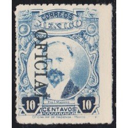 México Servicio Oficial 104a 1920/23 Francisco Madero MNH México Servicio Oficial 104a 1920/23 Francisco Madero MNH