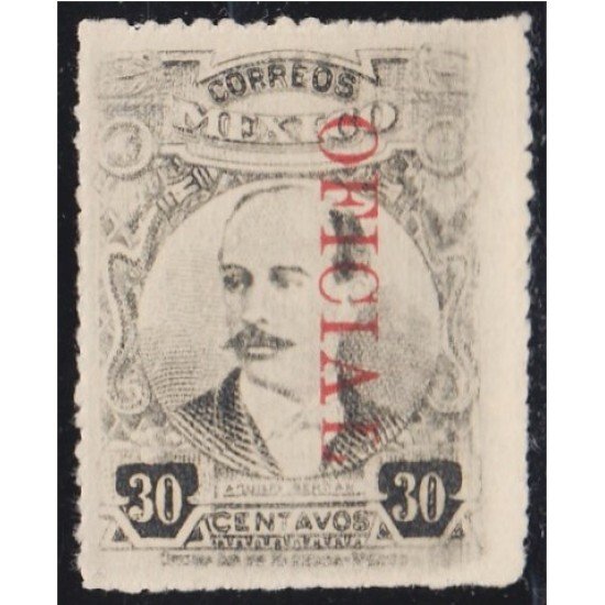 México Servicio Oficial 107 1920/23 Aquiles Serdán MH México Servicio Oficial 107 1920/23 Aquiles Serdán MH