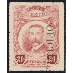 México Servicio Oficial 105 1920/23 Belisario Dominguez MH México Servicio Oficial 105 1920/23 Belisario Dominguez MH