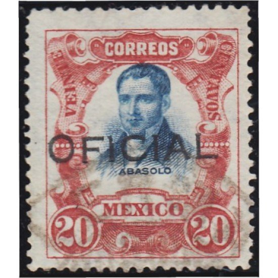 México Servicio Oficial 61 1911/17 Mariano Abasolo MH México Servicio Oficial 61 1911/17 Mariano Abasolo MH