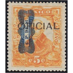 México Servicio Oficial 58 1911/17 Miguel Hidalgo ( Usado )