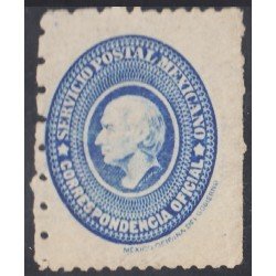 México Servicio Oficial 5b 1894 Miguel Hidalgo MH