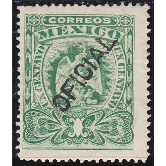 México Servicio Oficial 20 1900 Escudo Shield sin goma México Servicio Oficial 20 1900 Escudo Shield sin goma