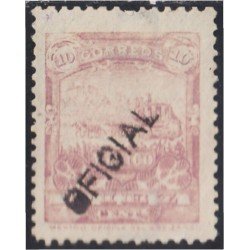 México Servicio Oficial 12A 1895/98 Oficina de correos sin goma