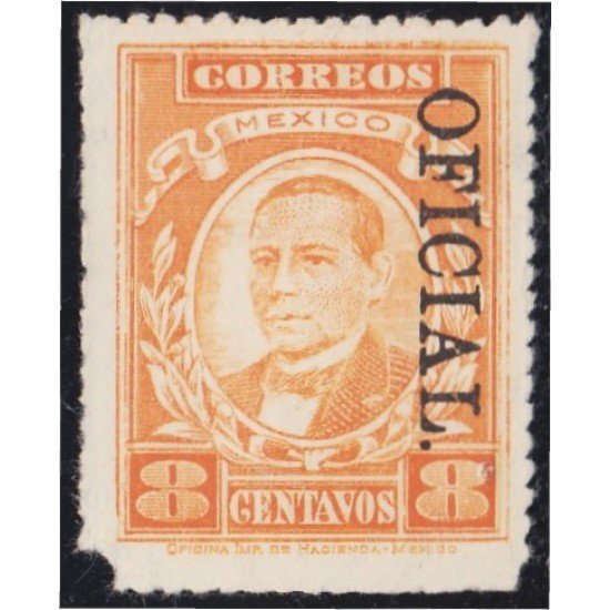 México Servicio Oficial 118 1925/31 Benito Juárez sin goma México Servicio Oficial 118 1925/31 Benito Juárez sin goma