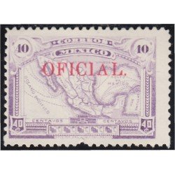 México Servicio Oficial 109a 1920/23 Mapa Carta sin goma México Servicio Oficial 109a 1920/23 Mapa Carta sin goma