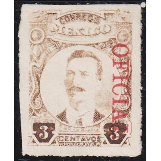 México Servicio Oficial 101a 1920/23 José María Pino Suárez sin goma México Servicio Oficial 101a 1920/23 José María Pino Suárez sin goma