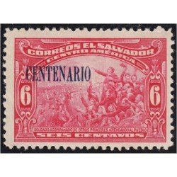 El Salvador 435 1921 José Matías Delgado arengando al pueblo MH El Salvador 435 1921 José Matías Delgado arengando al pueblo MH