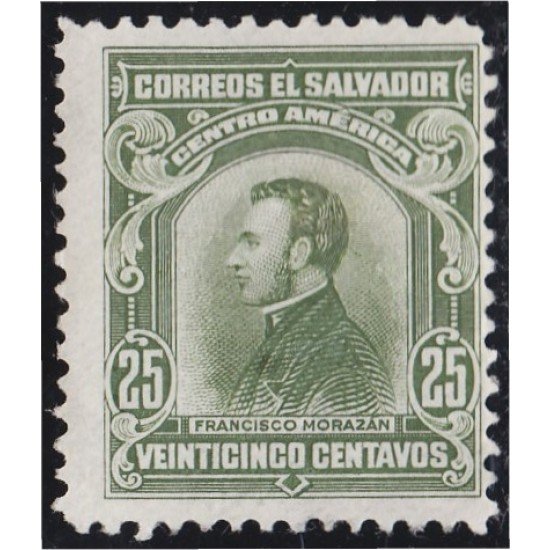 El Salvador 429 1921 Francisco Morazán MH El Salvador 429 1921 Francisco Morazán MH